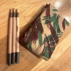 【希少】フランス軍パップテント　未使用デッドストック+純正ヴィンテージポール3本 希少】フランス軍パップテント 未使用デッドストック+純正ヴィンテージ