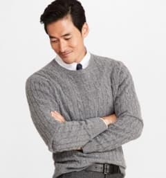 連休セール！！ BROOKS BROTHERSラムズウール クルーネックセーターのサムネイル