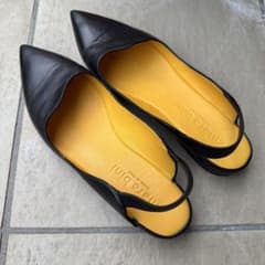 mara bini イタリア製 レザー フラットシューズのサムネイル