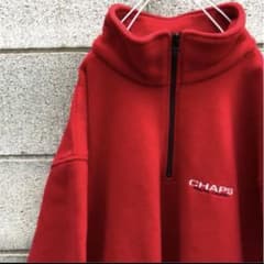 ラルフローレン(CHAPS)ハーフジップジャケット　サイズLのサムネイル