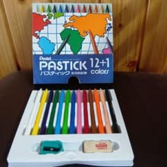 Pentel PASTICK 12+1色 パスティック 全芯色鉛筆のサムネイル