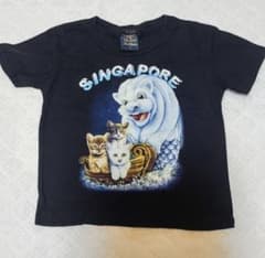 シンガポール Tシャツ 光る マーライオン 80 キッズのサムネイル