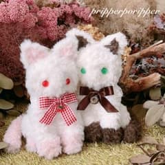 ひな様専用】 あみぐるみ オーダーメイド ぬいぐるみ アートドール 猫