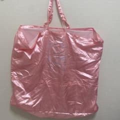 チャコット chacott バレエ　衣装バッグ ピンク サテン生地のサムネイル