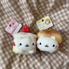 にゃんにゃんにゃんこ　お好み焼き　ぬいぐるみ　キーホルダー　サンエックス　平成 m58443395688_1.jpg?1774655786