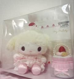 いちごホイップ マイメロディぬいぐるみアクセサリーケースセット新品