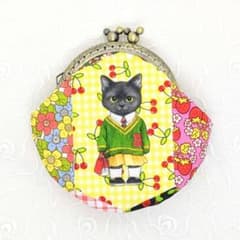 ハンドメイド がま口 がま口ポーチ コヤンイサムチョン Together2
