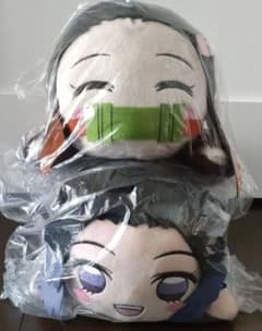 鬼滅の刃　寝そべりスペシャルぬいぐるみ　胡蝶しのぶ＆竈門禰豆子　2種セットのサムネイル