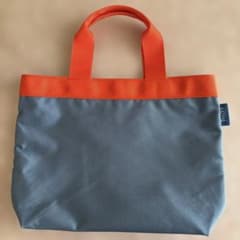 『6/16まで出品』TULLY'S トートバッグ ブルー オレンジ　タリーズのサムネイル