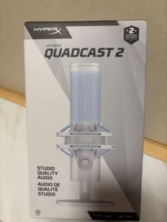 【未開封】HyperX QuadCast 2 ホワイト コンデンサーマイクのサムネイル