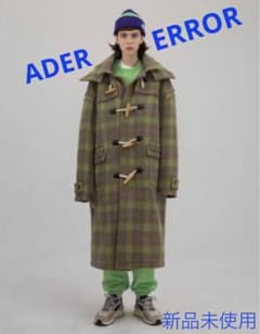 アーダーエラー(ADER ERROR) ウール　チェック　Rudyダッフルコート アーダーエラー(ADER ERROR) ウール チェック Rudyダッフルコート