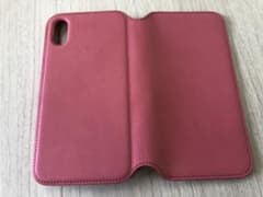 iPhone xs/xレザーフォリオ ピオニーピンクのサムネイル