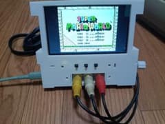 Small 4.3-inch LCD monitor for gaming and video, with USB-C Type-C port.