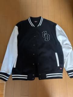 Dickies スタジャン ブラック×ホワイト Lのサムネイル