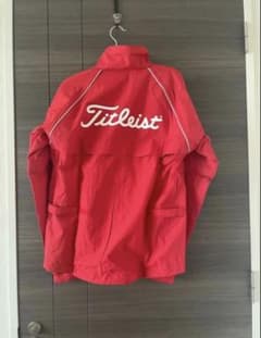 新品☆タイトリスト☆メンズ☆レインウェア☆レッド☆ウィンド