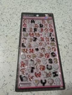 ハローキティ もじ ボンボンドロップシールのサムネイル
