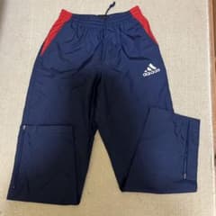 adidas ピステパンツ 150ネイビー/レッドのサムネイル