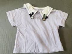 Littc ミッキー ミニー セーラー襟 半袖Tシャツ 90cmのサムネイル