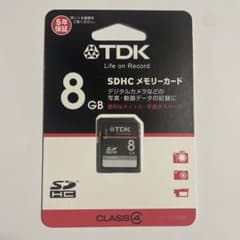 TDK SDHCメモリーカード 8GB CLASS 4のサムネイル