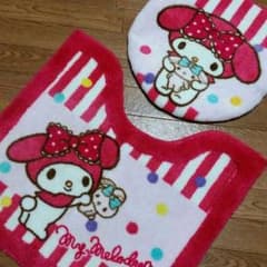マイメロディー トイレカバー マットのサムネイル