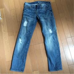 キュラソ星人様専用☆GAP メンズ／スキニーフィットダメージジーンズのサムネイル