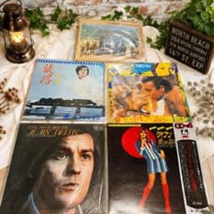 昭和レコード5枚】森進一 アラン・ドロン ダイアナ 月曜ロードショー
