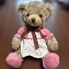 도트 무늬 원피스 인형