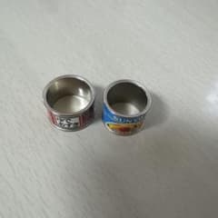 SUNYO 缶詰リングコレクション ゆであずき フルーツみつ豆のサムネイル