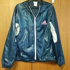 アディダス　フード付きウインドブレーカー　アウターのサムネイル