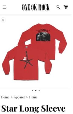 【海外限定版】ONE OK ROCK スター ロングスリーブ Tシャツ 海外限定版】ONE OK ROCK スター ロングスリーブ Tシャツ - メルカリ