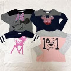 双子 GAP Disney 130cm 140cm 長袖 4枚セットのサムネイル
