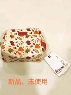 FUN & BASICS 秋の葉柄 小型ポーチ - 4