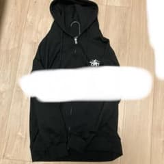 Stussy 8ボール ジップアップパーカー ブラックのサムネイル