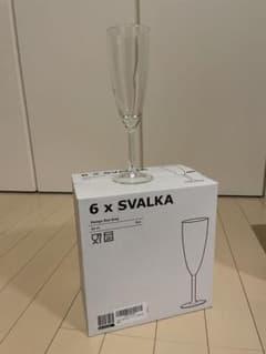 セット品】IKEA イケア スヴァルカ SVALKA シャンパングラス 12 - メルカリ