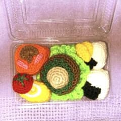 ハンドメイド　編みぐるみお弁当のサムネイル