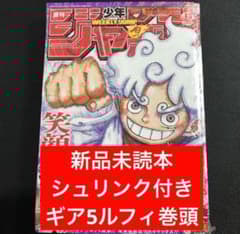 週刊少年ジャンプ 2024年13号】ワンピース ニカ ルフィ 3月11日号