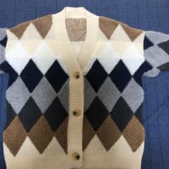 カーディガン　アーガイルのサムネイル