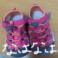 KEEN キーン サンダル　ピンク　kids 15センチのサムネイル