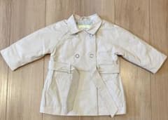 ZARA ベビー キッズ トレンチコート ベルト付きベージュ アウター　80㎝のサムネイル