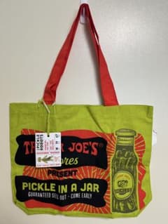 【タグ付き】Trader Joe's ピクルス柄 トートバッグのサムネイル