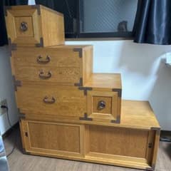 屋久杉　段重ね式木製引き出しタンス 屋久杉 段重ね式木製引き出しタンス - メルカリ