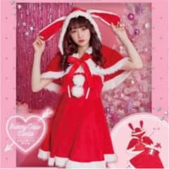 うさぎ サンタ コスプレ クリスマスのサムネイル