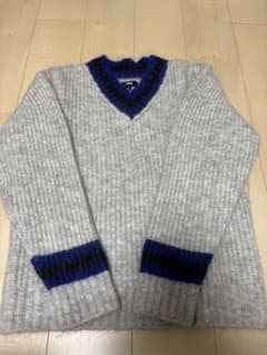 Stussy グレー Vネック ニットセーター L - メルカリ