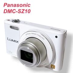 動作品】Panasonic LUMIX DMC-SZ10 ホワイト デジカメ - メルカリ