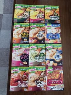 【もも　様　専用】クノールカップスープ　詰め合わせ　12箱　つぶコーンクリームのサムネイル