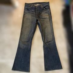 Levis 646 ダメージデニム　フレア　ブーツカット 00s Levi's 646 ブーツカットデニム フレアパンツ 日本製 復刻 - メルカリ