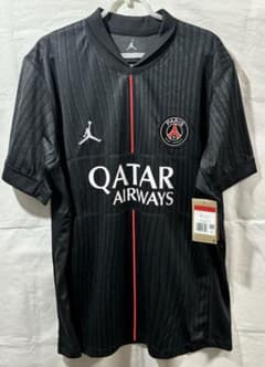 nike jordan psg 25-26 4th ユニフォーム L 黒 パリ - メルカリ