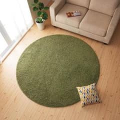 ★ 新品 未使用 ★ 円形 ラグマット ピンク 新品のサムネイル