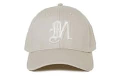 MARGINAL MAN M LOGO CAP 화이트