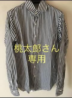 桃太郎さん専用　ストライプシャツのサムネイル